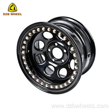 Beadlock Wheels Powder Coated Steel Wheel Rims